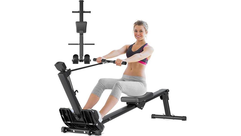 foldable magnetic rowing machine