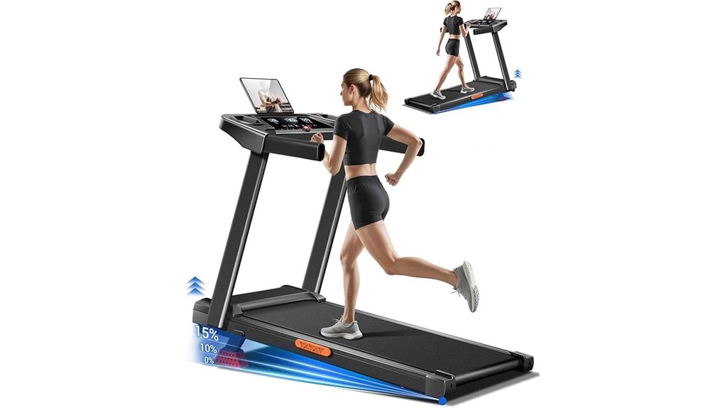 foldable treadmill with incline