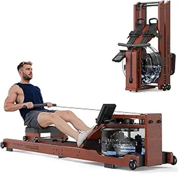 foldable water rowing machine