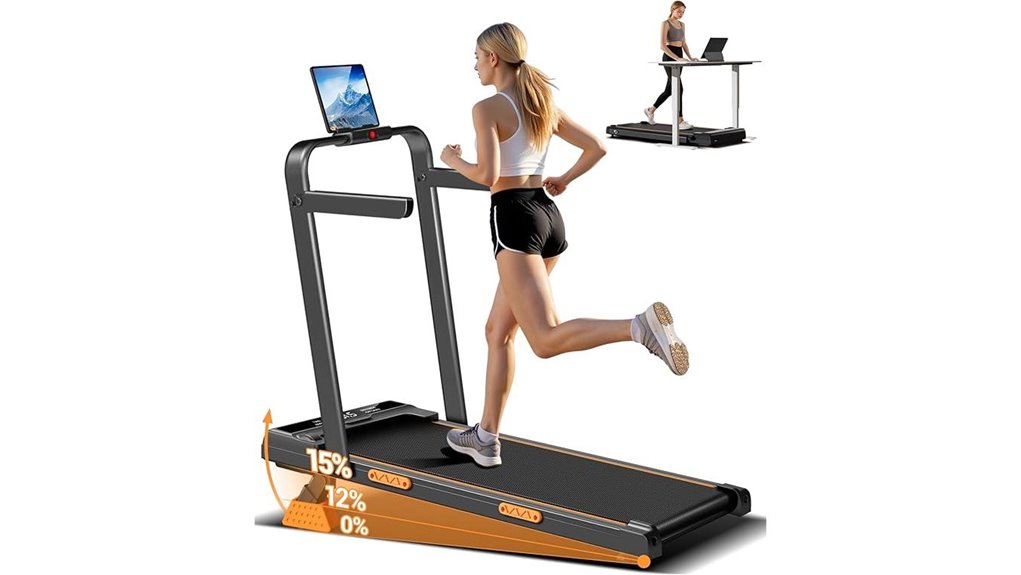 folding incline walking treadmill