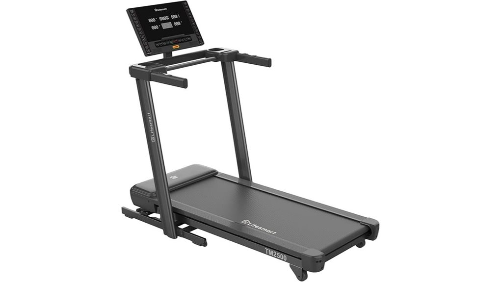 folding treadmill with incline