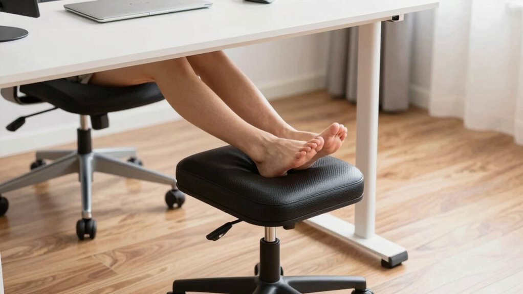 footrest misuse causes discomfort