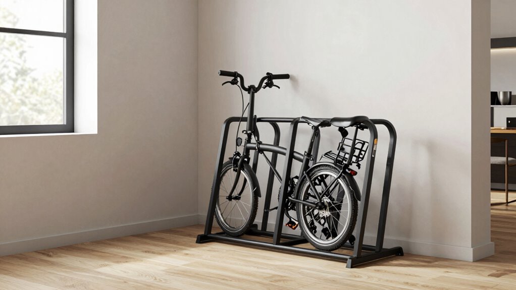 freestanding damage free bike storage