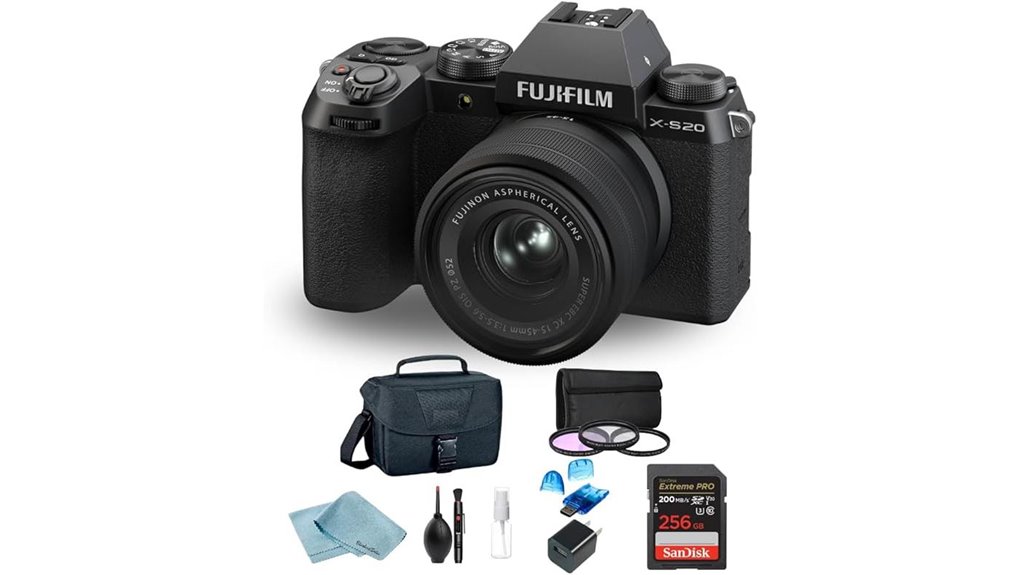 fujifilm x s20 camera kit