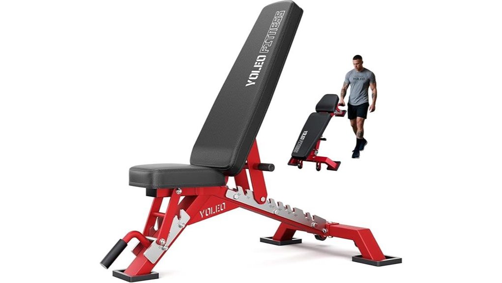 heavy duty adjustable bench