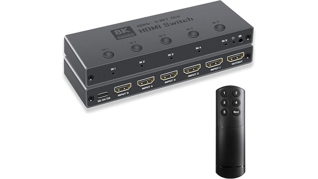 high resolution hdmi switch