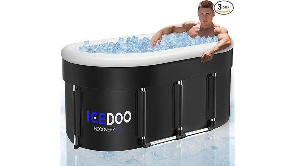 large foldable ice bath