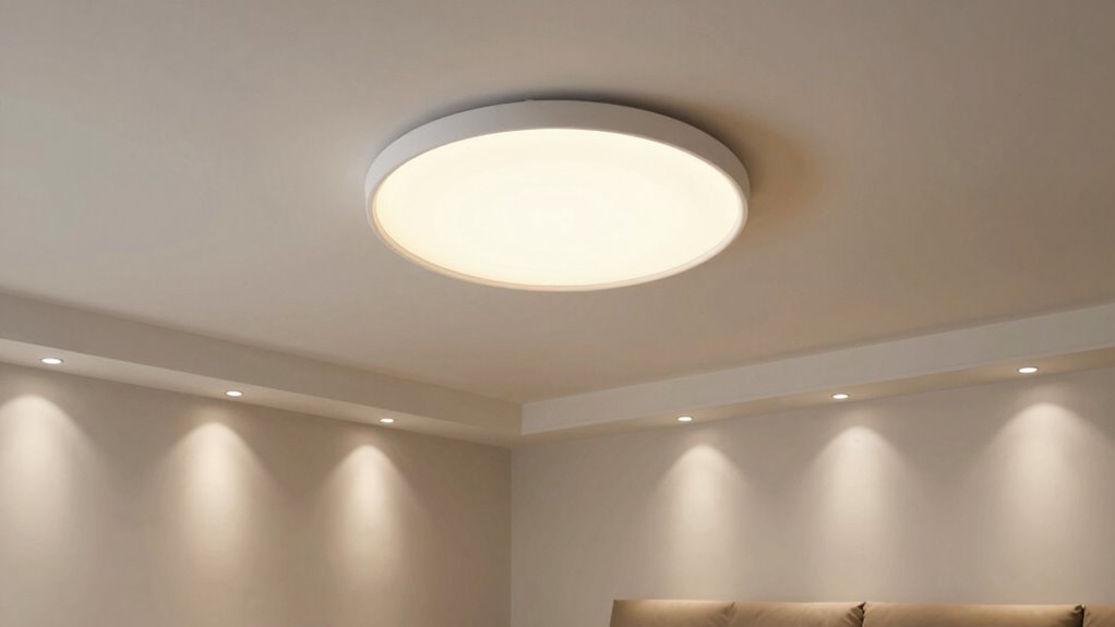 lighting enhances room spaciousness