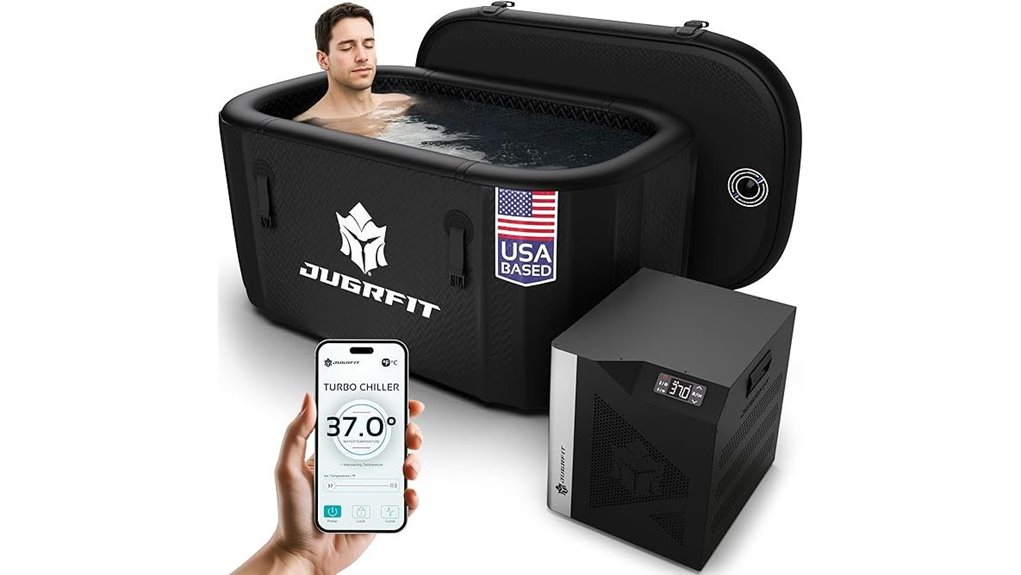 luxury cold plunge tub