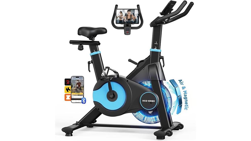 magnetic indoor exercise bike