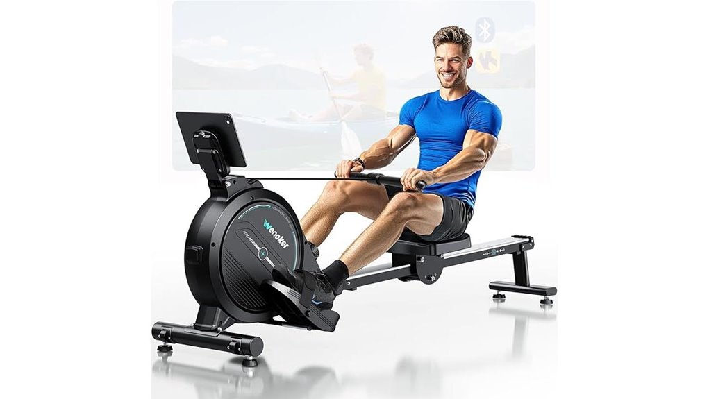 magnetic rower with lcd