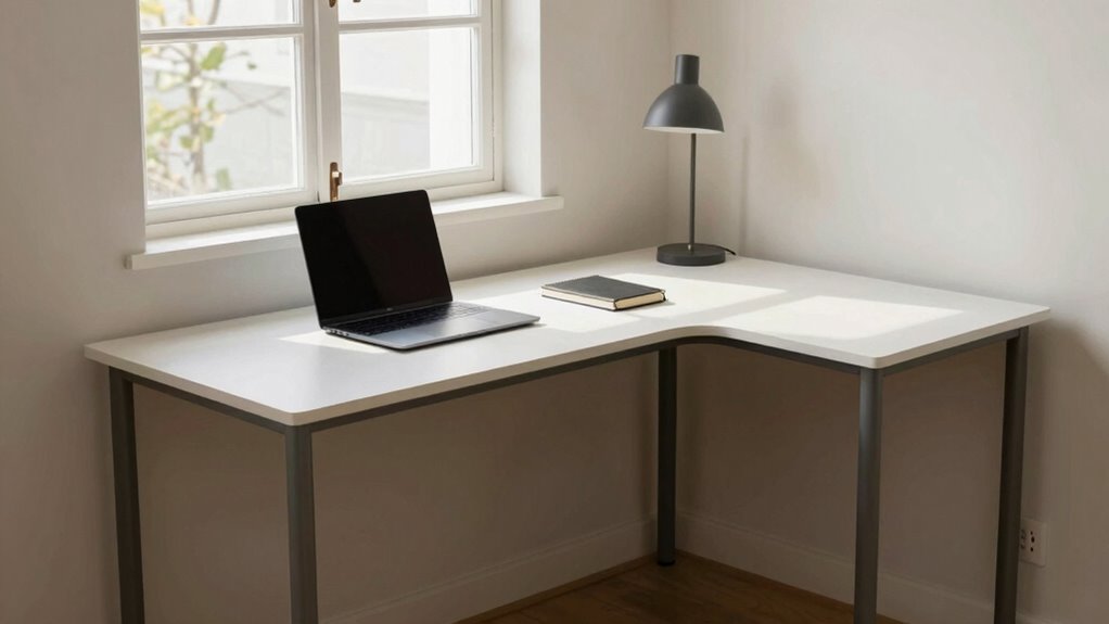 maintain organized ergonomic workspace