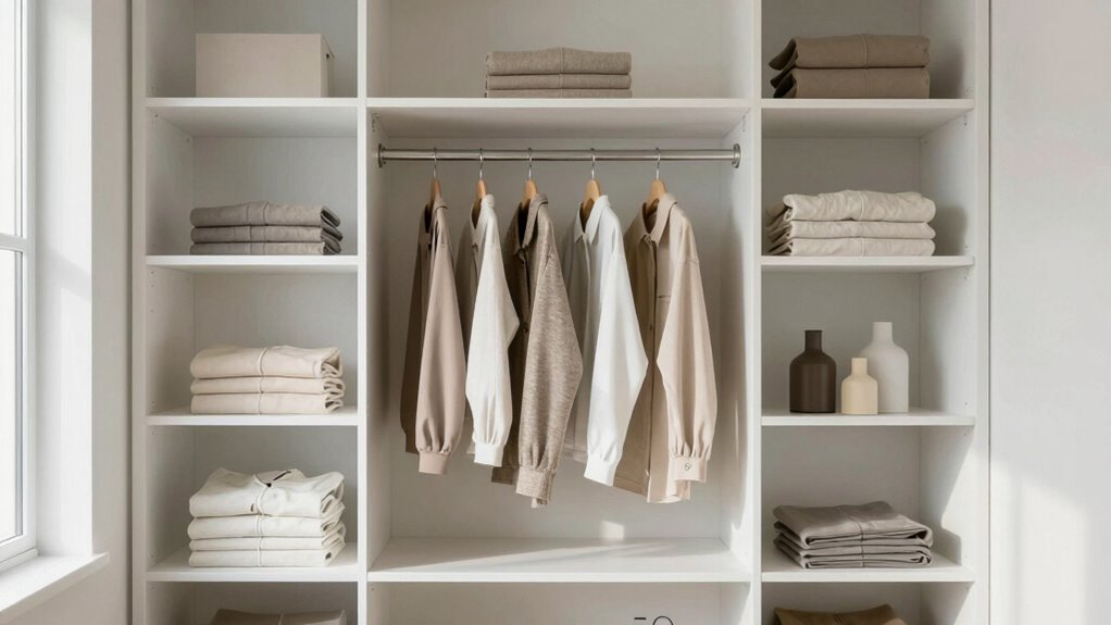 maintain organized wardrobe routines