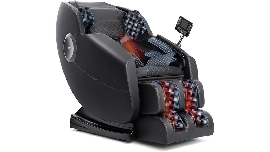 massage chair with heat