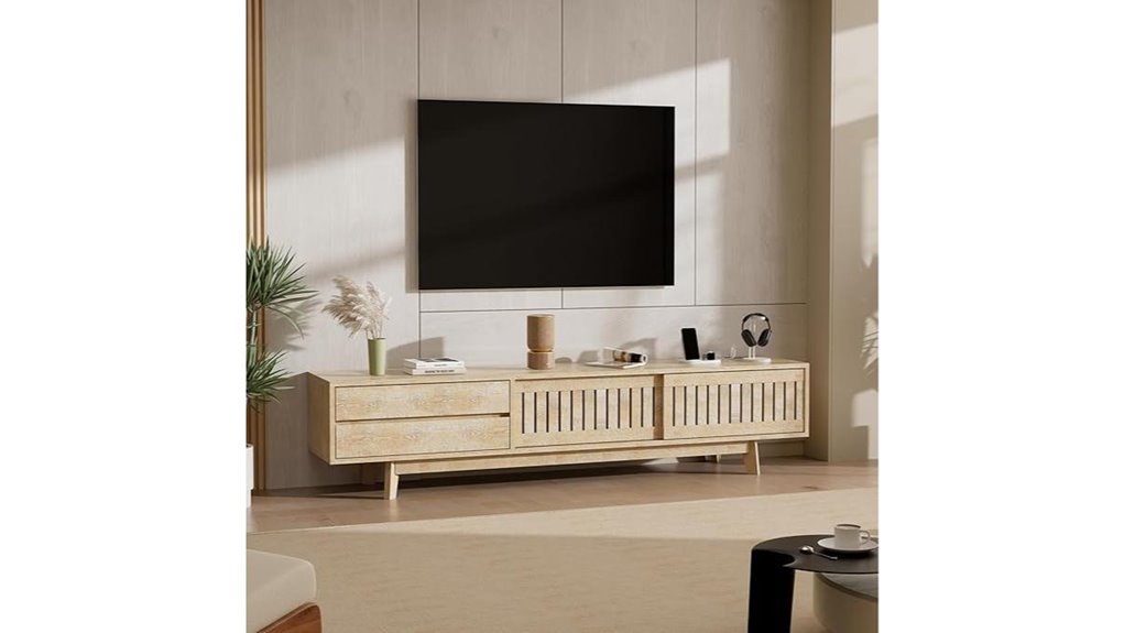 modern tv stand with storage
