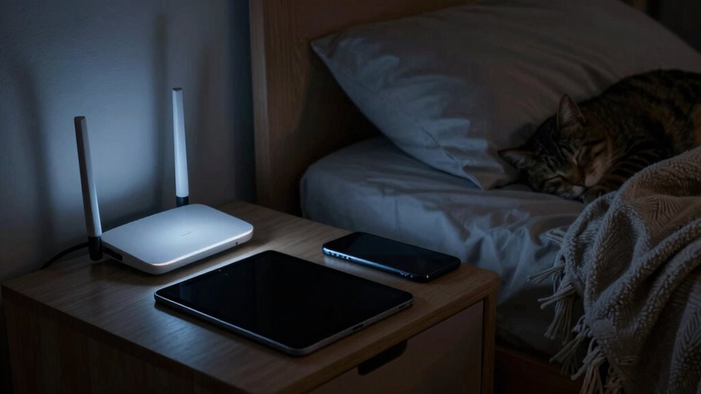 nighttime router shutdown routine