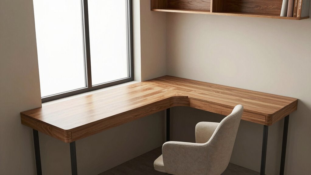 optimal l shaped desk placement