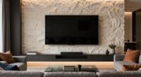 optimal tv mount height