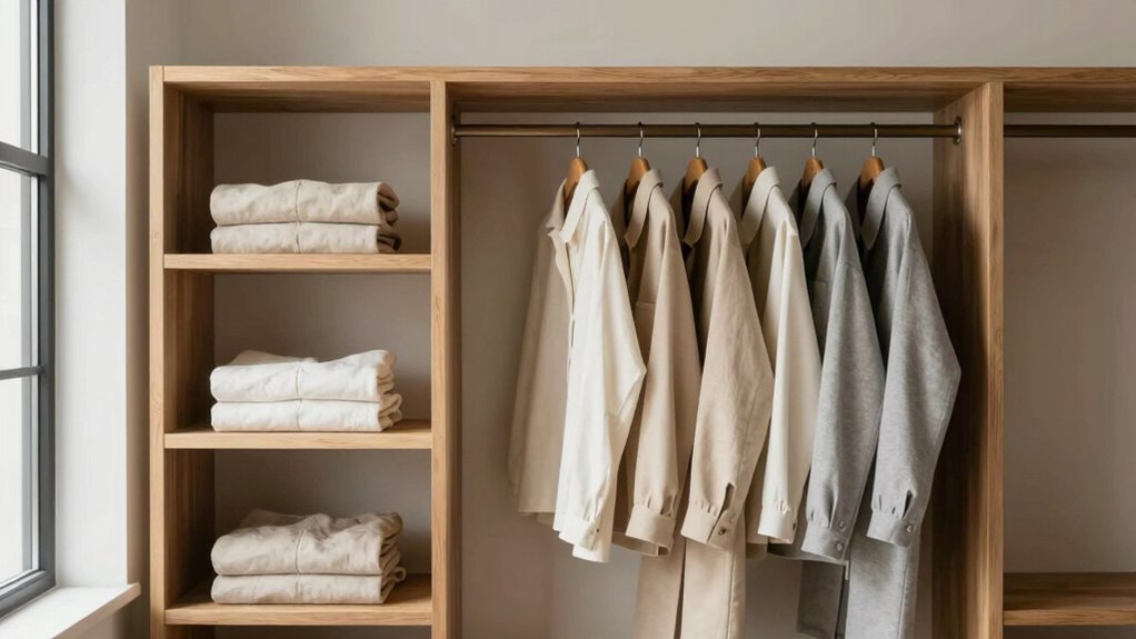 organize clothes by frequency