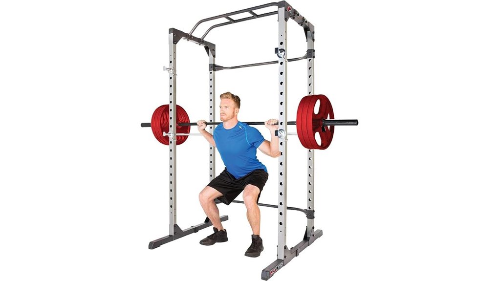 power cage with lat pulldown