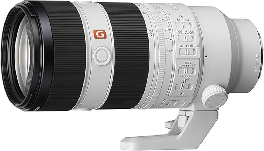 professional telephoto zoom lens