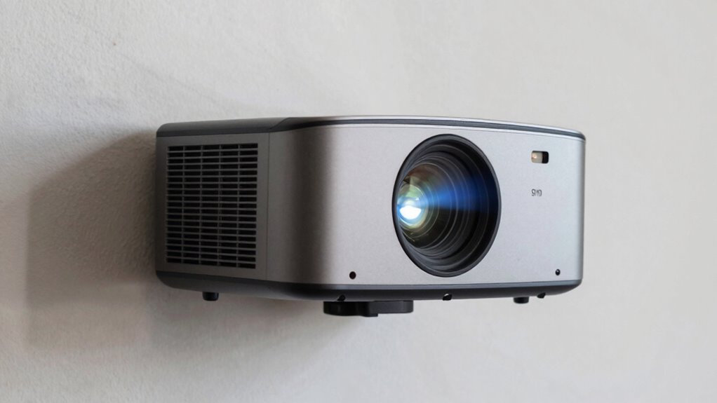 projector focus and screen calibration