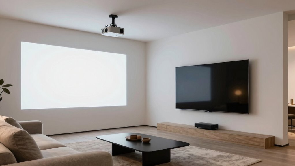 projectors vs televisions comparison