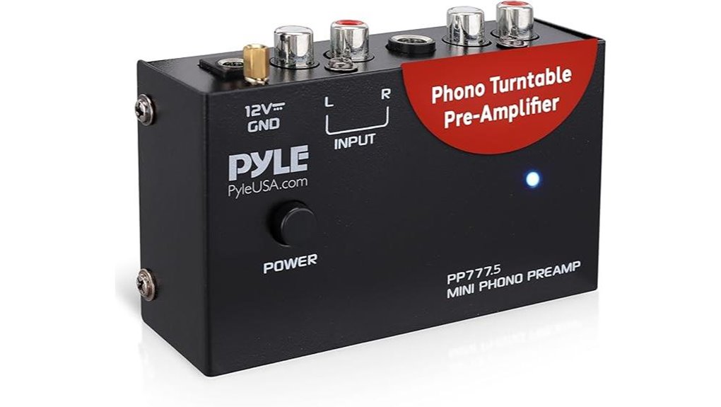 pyle turntable preamp inputs