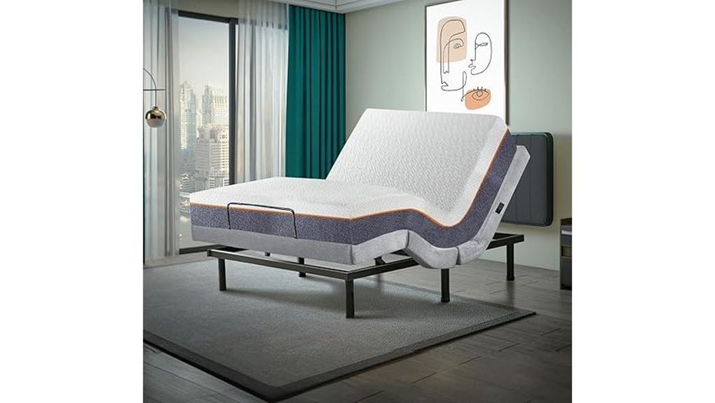 queen adjustable gel mattress
