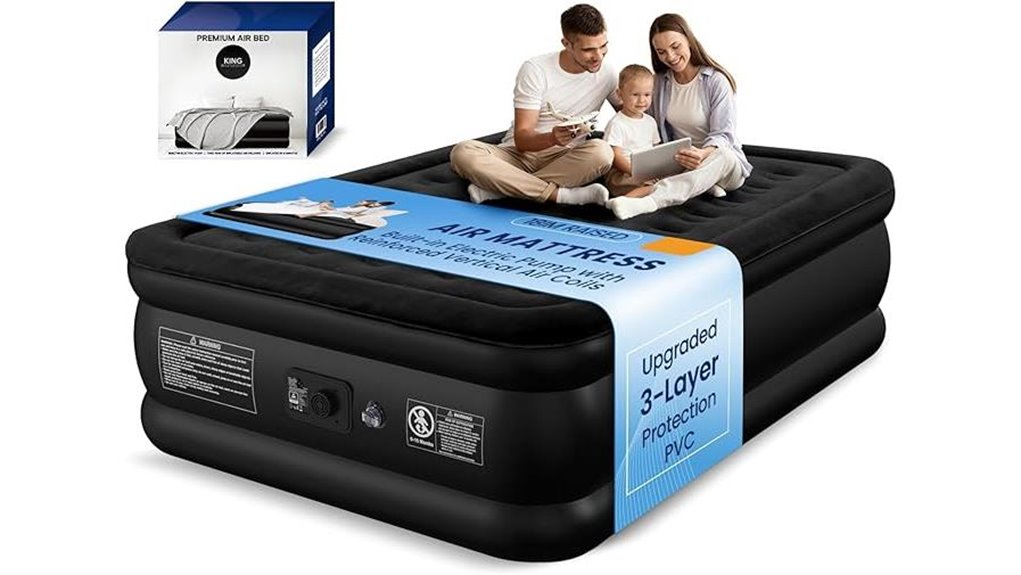 queen size built in pump