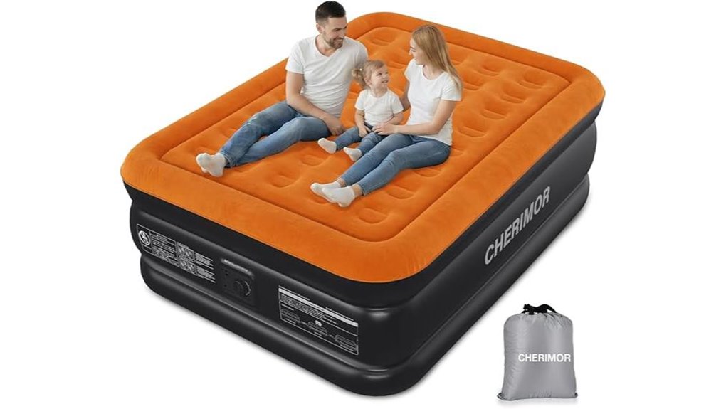 queen sized inflatable bed