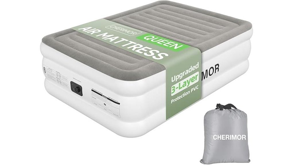 queen sized inflatable mattress