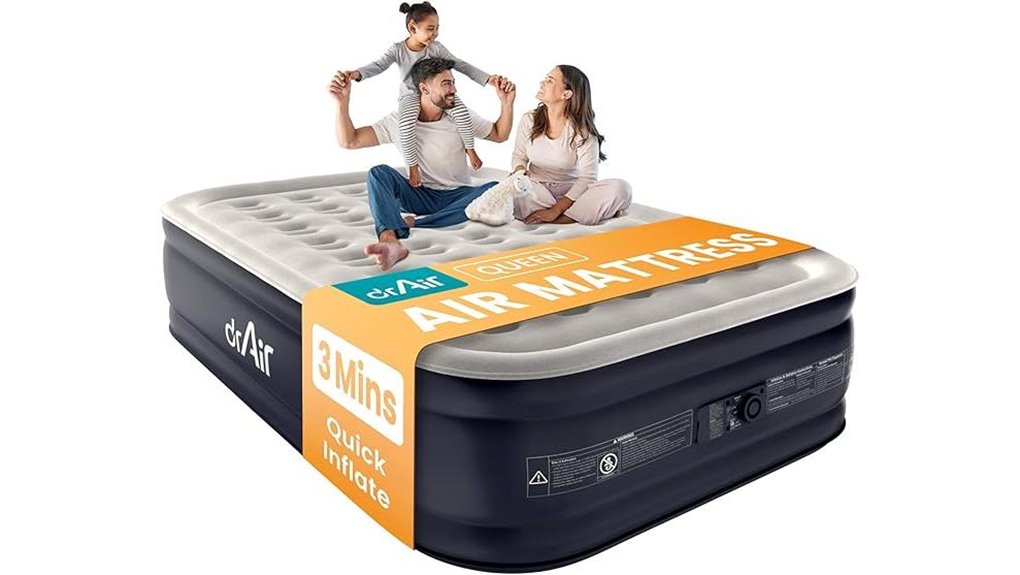 queen sized mattress with pump