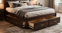 queen storage bed frames