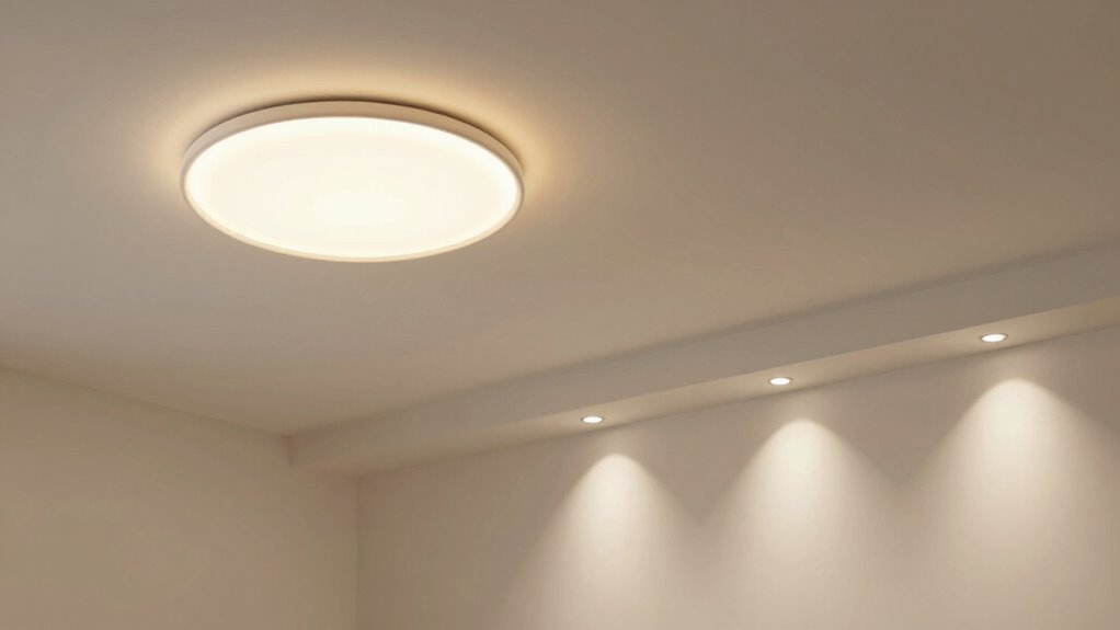 recessed lighting enhances spaciousness