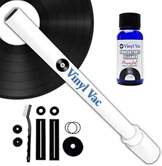 record cleaning with vacuum