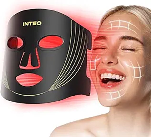 red light therapy mask