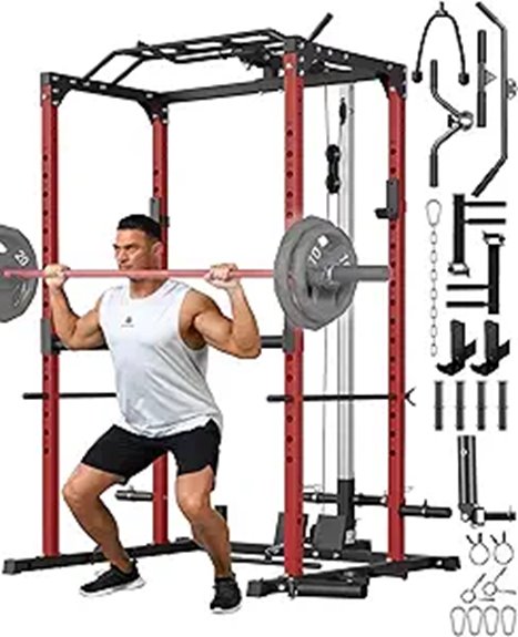 red power cage system