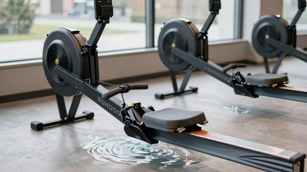 responsive adjustable rowing resistance