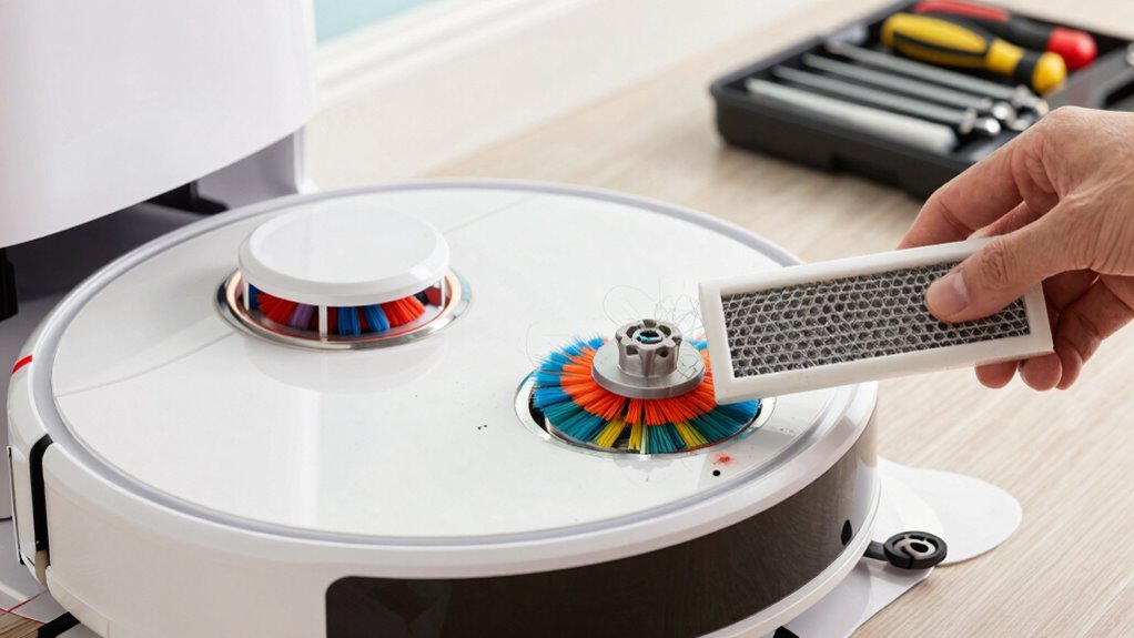 robot vacuum maintenance tips