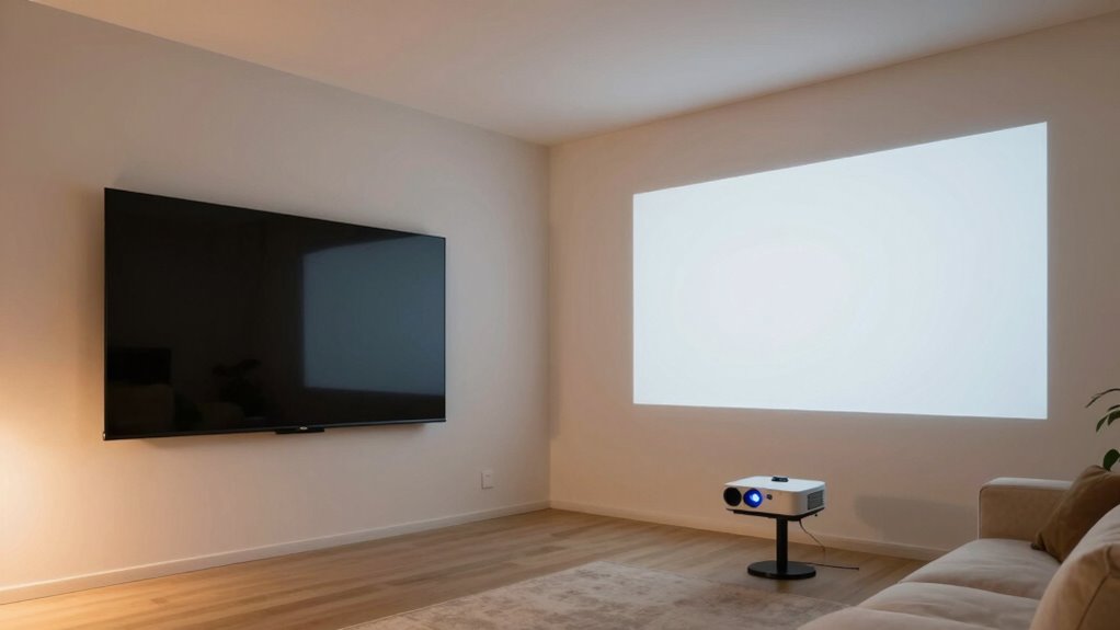 room size influences display choice