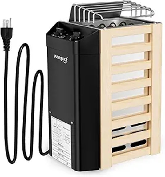sauna heater with timer