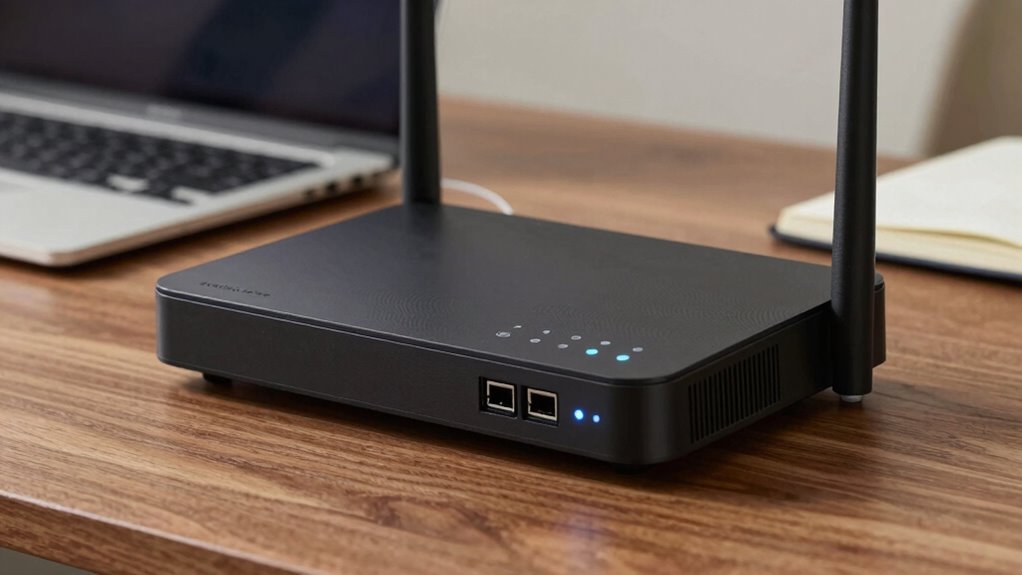 secure router admin access