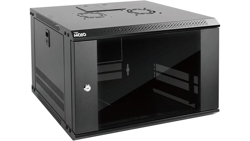 server cabinet with fan