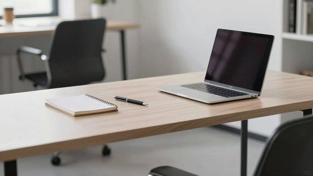 shallow desks hinder workspace efficiency