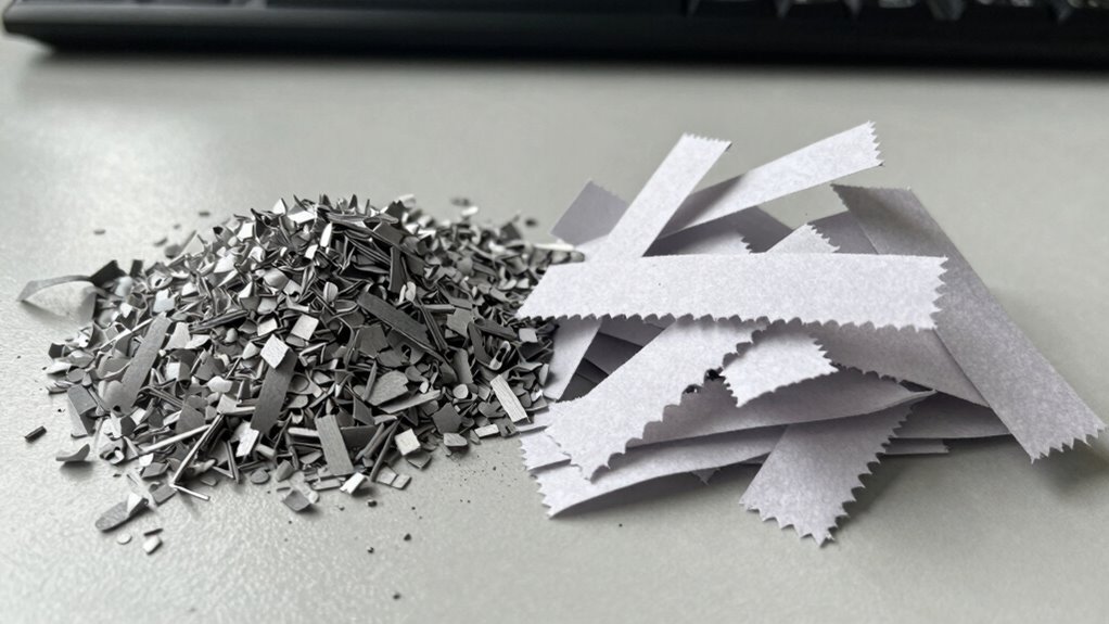 shred size affects security