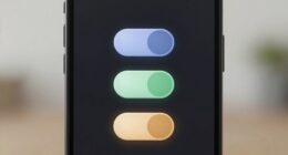 simple toggle notification design