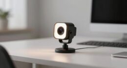 simple webcam lighting setup