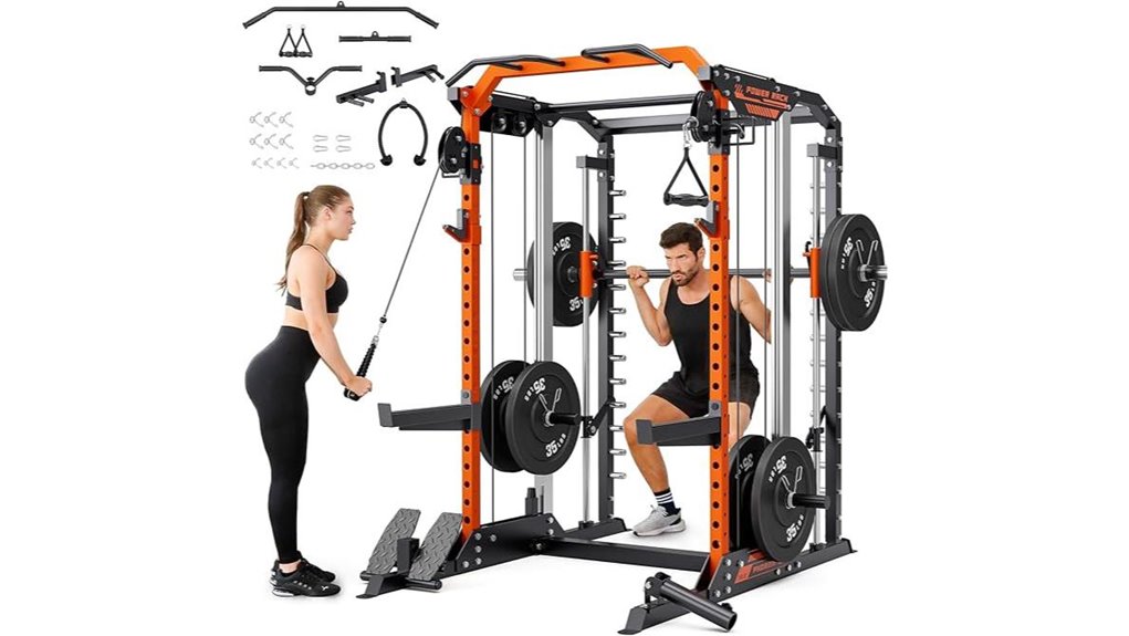 smith machine squat rack