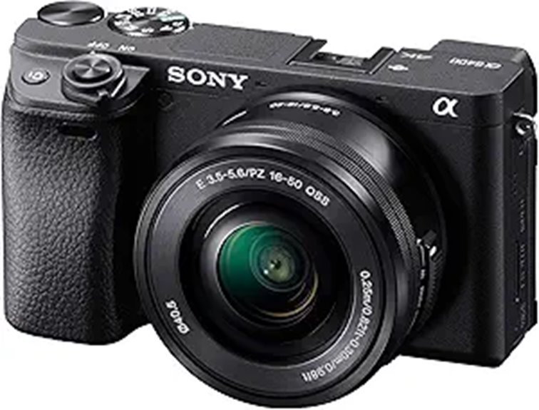 sony a6400 with lens